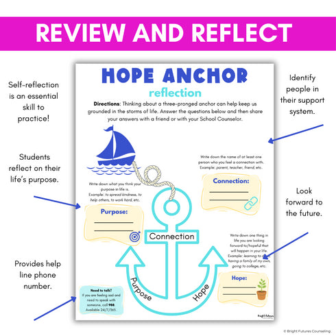 Suicide Prevention Lesson Middle School Counseling