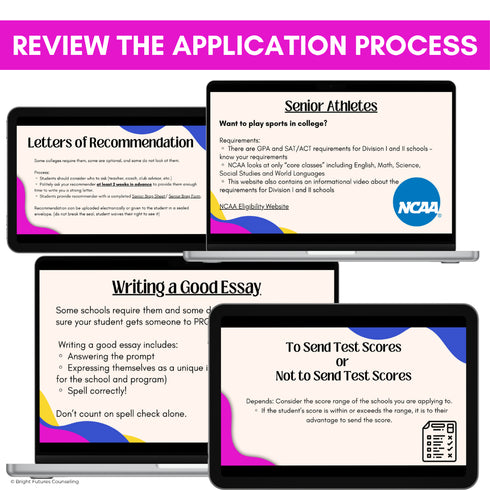 High School Senior Parent Night Presentation - Tools for High School Counselors