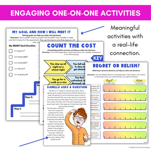 Responsible Decision Making Middle School Counseling - Choices and Consequences