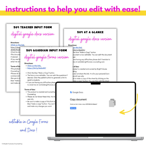 504 Case Manager Toolkit 504 at a Glance + Accommodation Tracker for High School