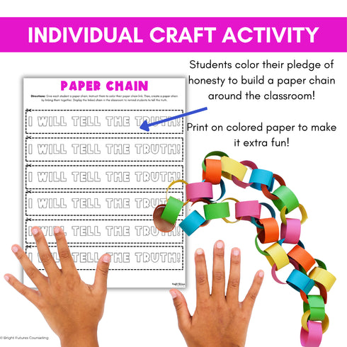 50% OFF for 48 HRS Honesty School Counseling Class Lesson - Honesty Worksheets