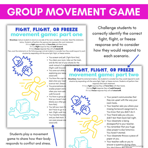 Self-Regulation and Conflict Response Lesson for Middle School Counseling & SEL
