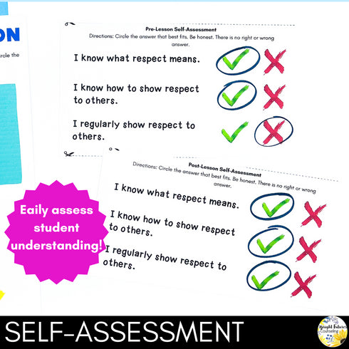 Respect Lesson for Elementary School Social Emotional Learning and Counseling