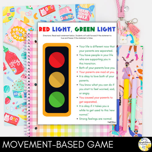 Divorce School Counseling Small Group - 5 Week ASCA & CASEL Aligned Small Group