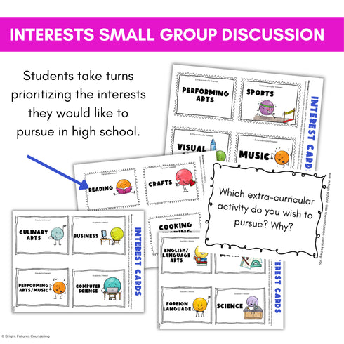 High School Transition Lesson - 8th Grade Transition to High School Activities