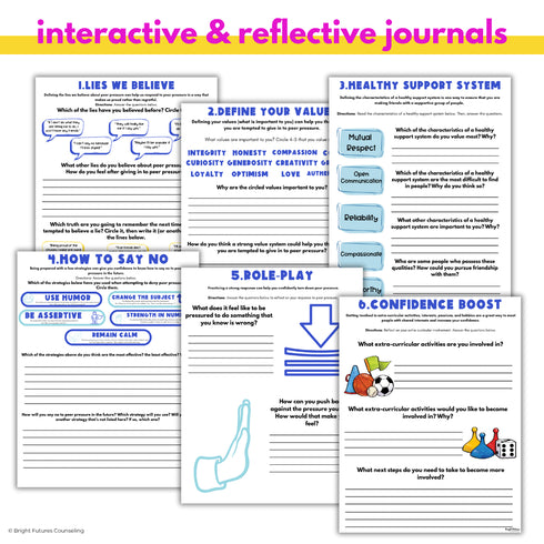 Peer Pressure Individual Counseling Curriculum for Middle School Counseling