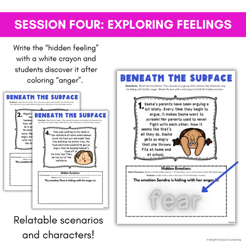 Anger Management Small Group Counseling Coping Skills Activities & Curriculum