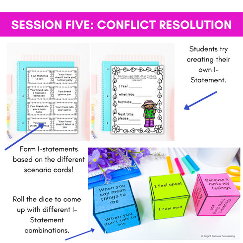 Friendship Activities and Lessons - Blooming Friendships Small Group Counseling