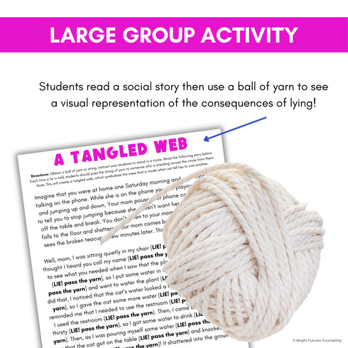 50% OFF for 48 HRS Honesty School Counseling Class Lesson - Honesty Worksheets