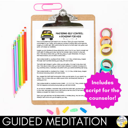 Self-Control Coping Skills Activities for Primary