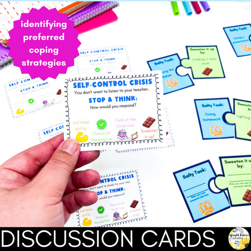 Self-Control Coping Skills Activities for Elementary