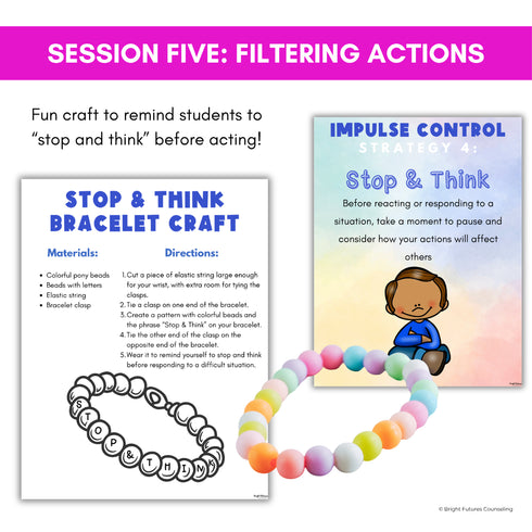 Impulse Control Counseling Group - Self-Control & Impulse Control Activities