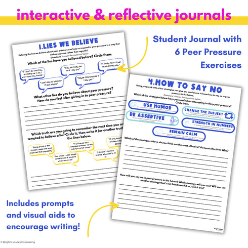Peer Pressure Individual Counseling Curriculum for Middle School Counseling