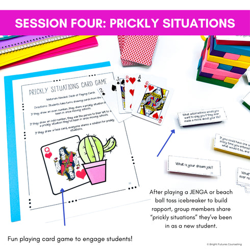 New Student Group - School Counseling Friendship Small Group for New Students