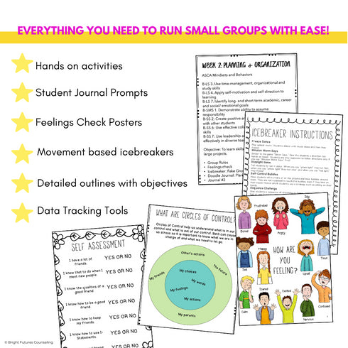 School Counseling Curriculum: 20 Research-based and Ready to Use Small Groups