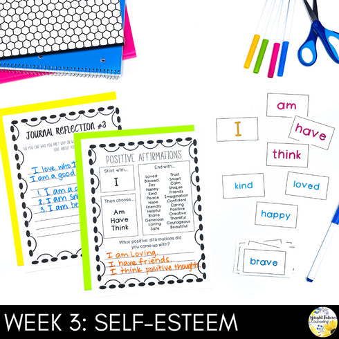 Self-Esteem Girls Counseling Group - Love Your Selfie Girls Confidence Group