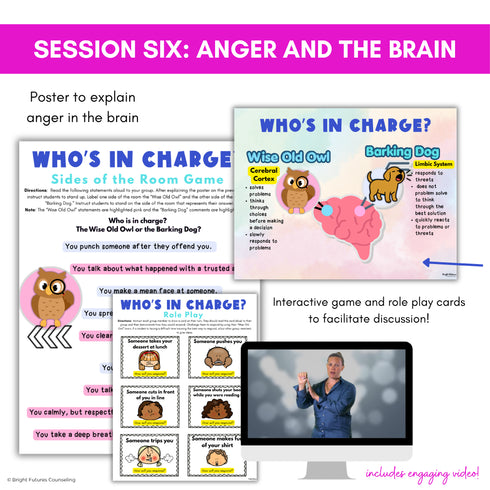 Anger Management Small Group Counseling Coping Skills Activities & Curriculum