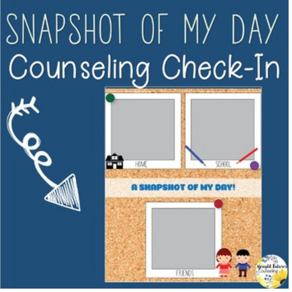Counseling Check In Snapshot of My Day Counseling Conversation Starter