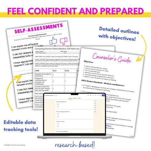 Middle School Counseling Curriculum Counseling Lesson Plans
