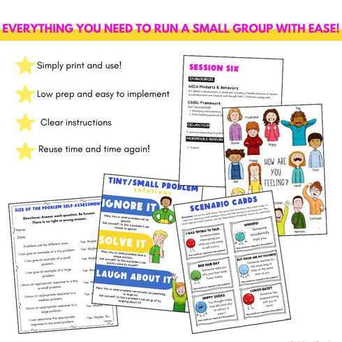 Size of the Problem School Counseling Group - Size of the Problem Activities