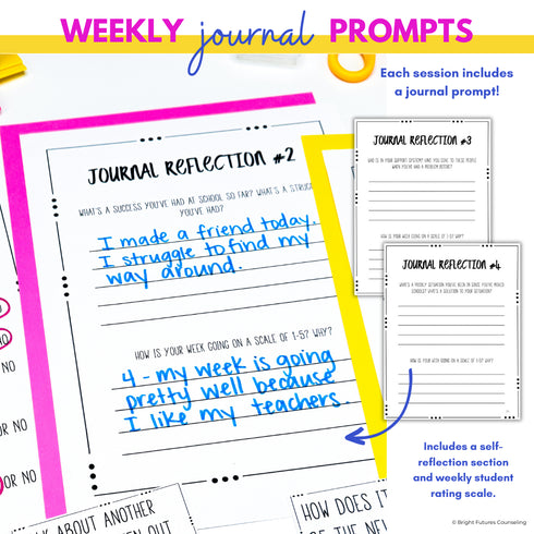 New Student Group - School Counseling Friendship Small Group for New Students