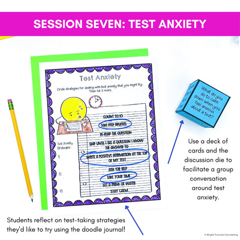 Executive Functioning and Study Skills School Counseling Group & SEL Activities