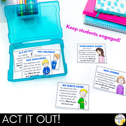 Divorce School Counseling Small Group - 5 Week ASCA & CASEL Aligned Small Group