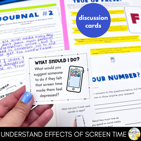 Cyberbullying & Cyber Safety Middle School Counseling Group and Activities