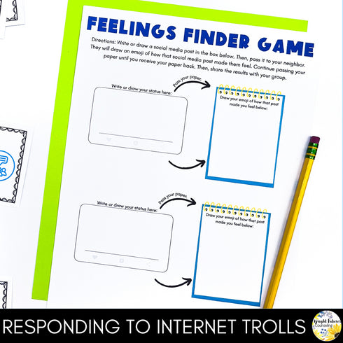 Cyberbullying & Cyber Safety Middle School Counseling Group and Activities