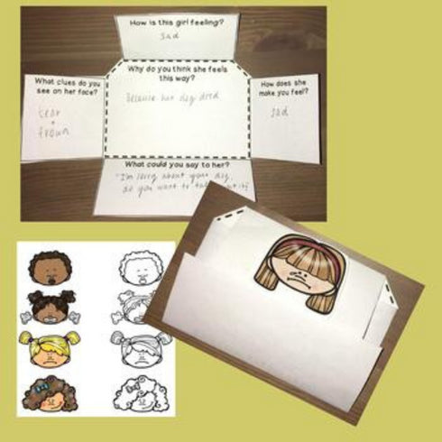 Empathy Perspective Taking Counseling Games and Foldable Activities