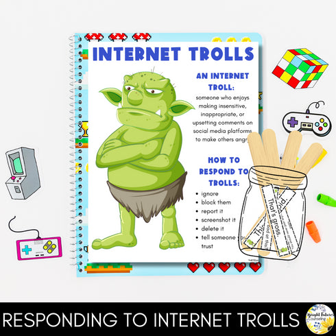 Cyberbullying & Cyber Safety Middle School Counseling Group and Activities