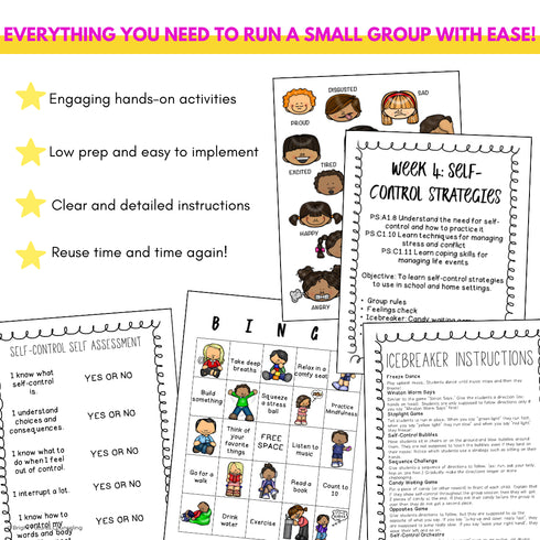 Self-Control, Behavior Management, and Coping Skills Group for Impulse Control