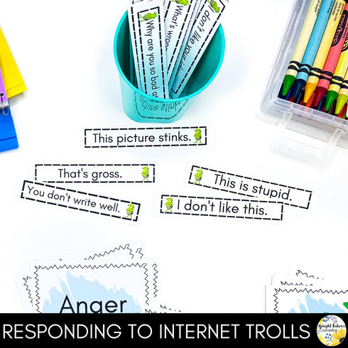 Cyberbullying & Cyber Safety Middle School Counseling Group and Activities