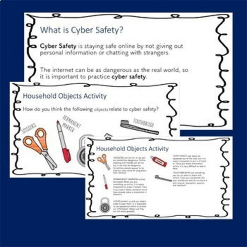 CYBER SAFETY Guidance Lesson Activity & Game + Editable Google Version