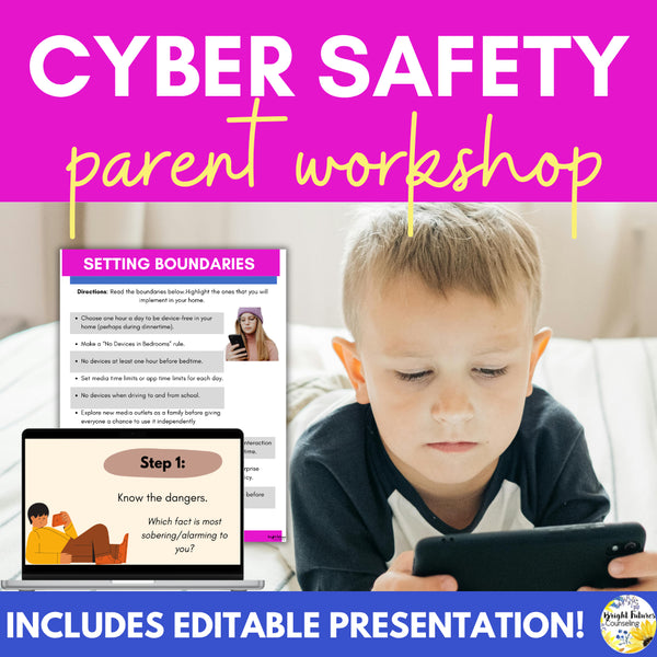 50% OFF for 48 HR Cyber Safety Parent Workshop- Social Media Parent Presentation