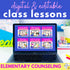Elementary School Counseling Lessons - Digital & Editable Class Guidance Lessons