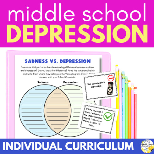Depression Middle School Individual Counseling Curriculum
