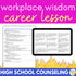 High School Counseling Career Lesson - High School Postsecondary Choices Lesson