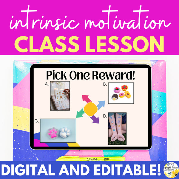 Intrinsic Motivation Counseling Lesson- Activities to Teach Intrinsic Motivation