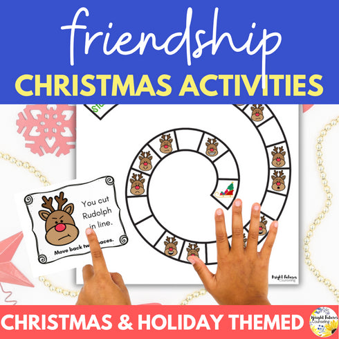 Christmas & Holiday Friendship Activities - Holiday Games & SEL Friendship Craft