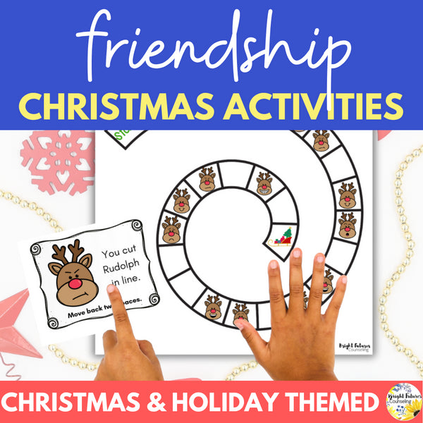 Christmas & Holiday Friendship Activities - Holiday Games & SEL Friendship Craft
