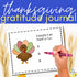 Gratitude Journal Thanksgiving Themed Gratitude Journal