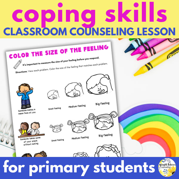 50% OFF for 48 HRS Coping Skills Activities & Lesson - Coping Skills Worksheets