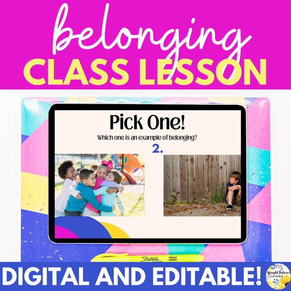 Belonging and Empathy Activities & Lesson to Teach Belonging