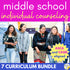 Middle School Individual Counseling Curriculum - Bullying, Anxiety, Grief & more