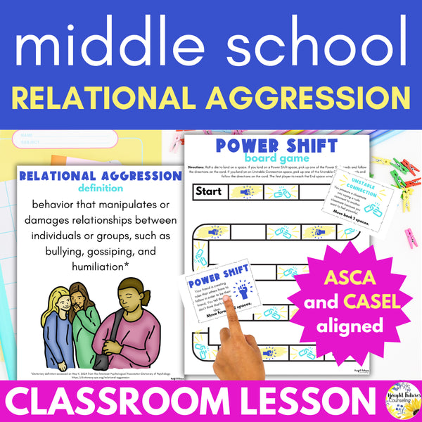 Relational Aggression Lesson for Middle School - Middle School Friendship Lesson