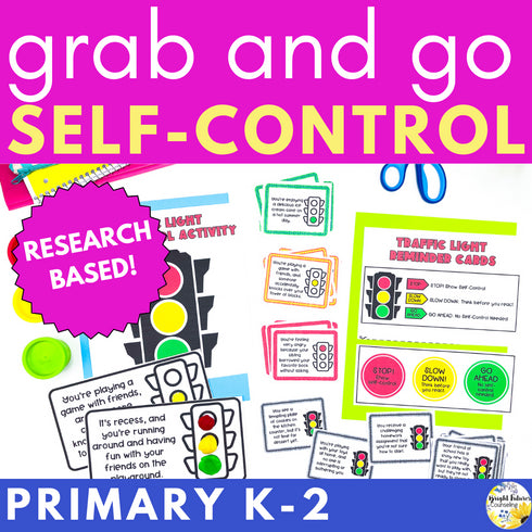 Self-Control Coping Skills Activities for Primary