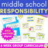 Responsibility Middle School Counseling Group: Taking Personal Responsibility