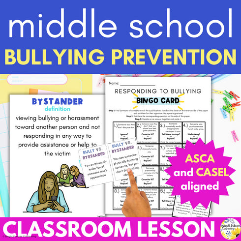 Bullying Prevention Lesson for Middle School Counseling