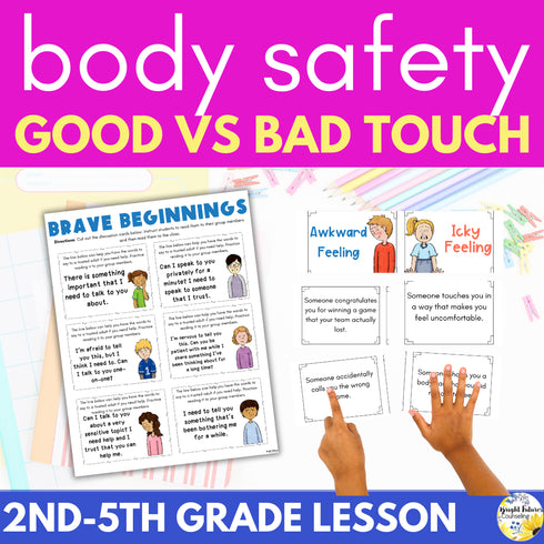 Body Safety Lesson - Safe vs. Unsafe Touch Erin's Law Lesson